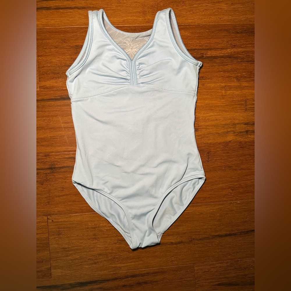 Mirella Blue dance leotard size 8-10